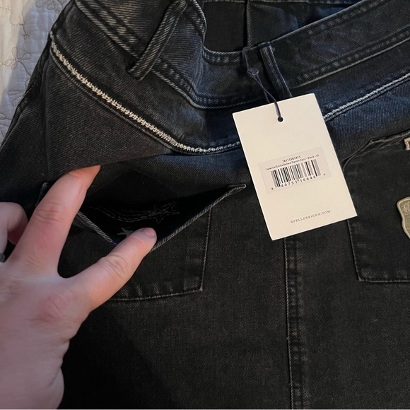 Spell Celestial Embellished Denim Skirt - Picture 12 of 15